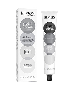 Revlon Professional Nutri Color Filters - Прямой краситель без аммиака, оттенок 1011 Интенсивное серебро, 100 мл